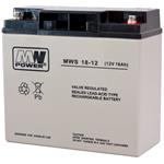 MW Power 12V / 18Ah, gélový akumulátor