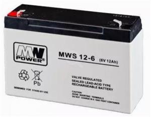 MWS 6V / 12Ah, gélový akumulátor
