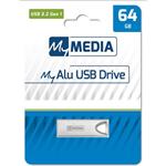MyMEDIA MyAlu USB 3.2, 64GB, strieborný