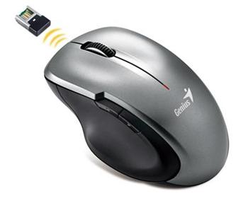 Myš GENIUS Wireless DX-6810, USB, černá/stříbrná