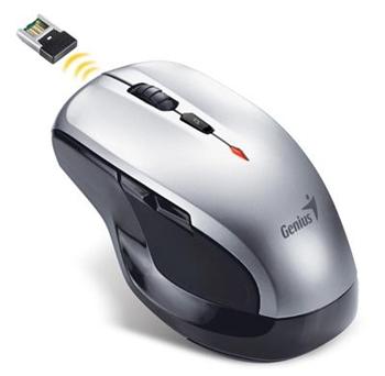 Myš GENIUS Wireless DX-8500, USB, černá/stříbrná