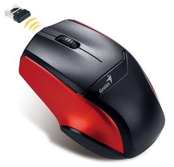 Myš GENIUS Wireless NS6010, USB, červená