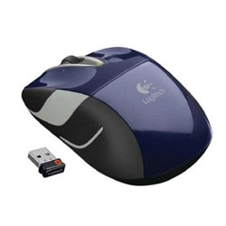 Myš Logitech laser M525 Wireless Mouse Blue, Unifying prijímač
