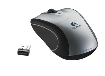 Myš Logitech laser V450 Nano mouse silver wireless