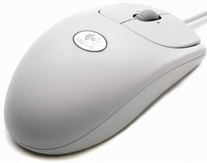 myš Logitech RX250 optical white USB/PS2
