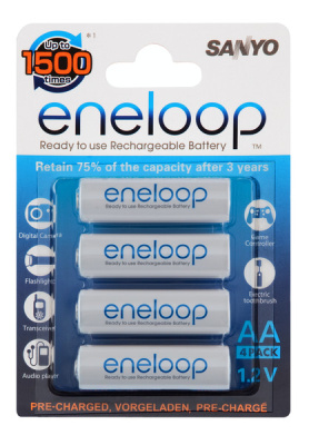 Nabíjacia Bateria Eneloop SANYO 4xAA (R06) 2000 mAh 1500 cyklov