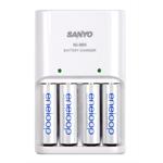 Nabíjačka SANYO MQN04 + 4xAA 2000 mAh ENELOOP