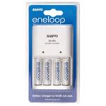 Nabíjačka SANYO MQN04 + 4xAA 2000 mAh ENELOOP