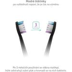 Náhradné hlavice pre TrueLife SonicBrush Clean, Sensitive, čierna, 2 ks