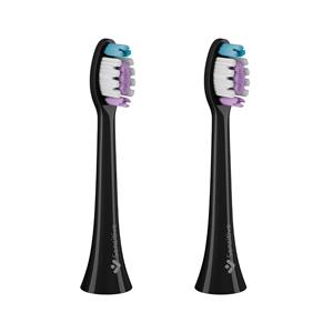 Náhradné hlavice pre TrueLife SonicBrush Clean, Sensitive, čierna, 2 ks