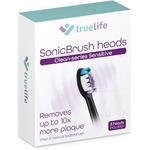 Náhradné hlavice pre TrueLife SonicBrush Clean, Sensitive, čierna, 8 ks
