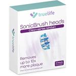 Náhradné hlavice pre TrueLife SonicBrush Clean, Whiten, biela, 8 ks