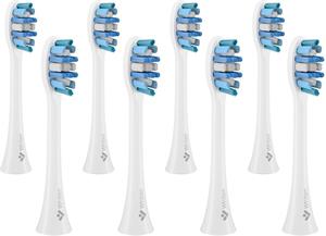 Náhradné hlavice pre TrueLife SonicBrush Clean, Whiten, biela, 8 ks