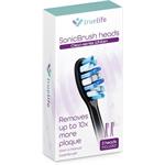 Náhradné hlavice pre TrueLife SonicBrush Clean, Whiten, čierna, 2 ks