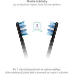 Náhradné hlavice pre TrueLife SonicBrush Clean, Whiten, čierna, 8 ks