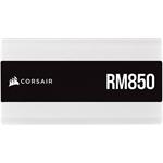 Napájací zdroj CORSAIR, RM850-80 PLUS Gold (ATX, 850W, modulárny), biely