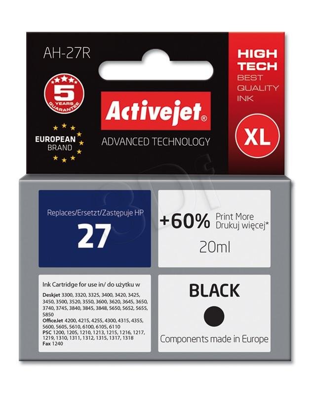 Náplň ActiveJet HP C8727(no.27) black 10ml