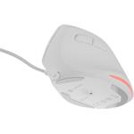 Natec CRAKE 2 PRO, vertikálna myš, biela