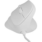 Natec CRAKE 2 PRO, vertikálna myš, biela