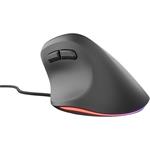 Natec CRAKE 2 PRO, vertikálna myš, čierna