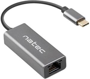 Natec Cricket externá Ethernet sieťová karta USB-C 3.0 RJ45 1GB