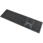 Natec Dolphin NKL-1977, bezdrôtová klávesnica, CZ/SK, sivá