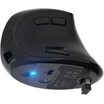 Natec Euphonie Pro Silent, vertikálna bezdrôtová myš, čierna