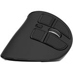 Natec Euphonie Pro Silent, vertikálna bezdrôtová myš, čierna