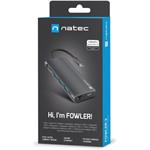 Natec Fowler 2, multiport adaptér USB 3.0 HUB, HDMI 4K, USB-C, RJ45, SD, MICRO SD