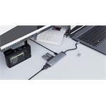 Natec Fowler Slim USB-C Hub, USB3.0 x2, HDMI 4K, USB-C PD