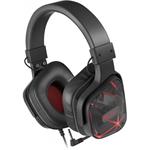 Natec Genesis Argon 570, herné stereo slúchadlá, černo-červené