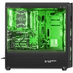 Natec Genesis Irid 300 GREEN, herná PC skrinka MIDI TOWER USB 3.0