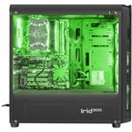 Natec Genesis Irid 300 GREEN, herná PC skrinka MIDI TOWER USB 3.0
