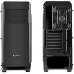 Natec Genesis Titan 550 PLUS, herná PC skrinka midi, USB 3.0, black