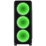 Natec Genesis Titan 750 GREEN, herná PC skrinka, MIDI TOWER USB 3.0