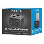Natec Kangaroo Dual Dock, dokovacia stanica pre HDD 2,5"/3,5" USB 3.0