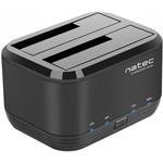 Natec Kangaroo Dual Dock, dokovacia stanica pre SSD / HDD 2,5"/3,5" USB 3.0