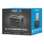 Natec Kangaroo Dual Dock, dokovacia stanica pre SSD / HDD 2,5"/3,5" USB 3.0