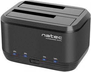 Natec Kangaroo Dual Dock, dokovacia stanica pre SSD / HDD 2,5"/3,5" USB 3.0