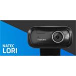 Natec Lori webkamera Full HD 1080p, mikrofón