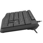 Natec Nautilus 2 drôtová klávesnica, CZ/SK, čierna