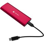 Natec Rhino, externý box pre SSD M.2 NVME LITE USB-C 3.2 Gen 2, červený