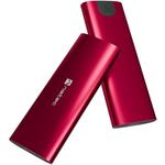 Natec Rhino, externý box pre SSD M.2 NVME LITE USB-C 3.2 Gen 2, červený