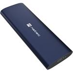 Natec Rhino, externý box pre SSD M.2 NVME LITE USB-C 3.2 Gen 2, modrý
