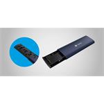 Natec Rhino, externý box pre SSD M.2 NVME LITE USB-C 3.2 Gen 2, modrý