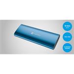 Natec Rhino, externý box pre SSD M.2 NVME LITE USB-C 3.2 Gen 2, modrý
