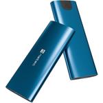 Natec Rhino, externý box pre SSD M.2 NVME LITE USB-C 3.2 Gen 2, modrý