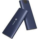 Natec Rhino, externý box pre SSD M.2 NVME LITE USB-C 3.2 Gen 2, modrý