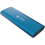 Natec Rhino, externý box pre SSD M.2 NVME LITE USB-C 3.2 Gen 2, modrý