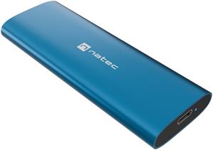 Natec Rhino, externý box pre SSD M.2 NVME LITE USB-C 3.2 Gen 2, modrý